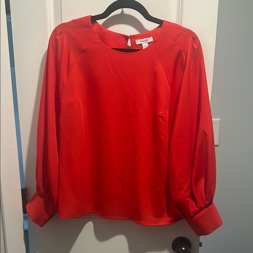 Red Women's Dress Top